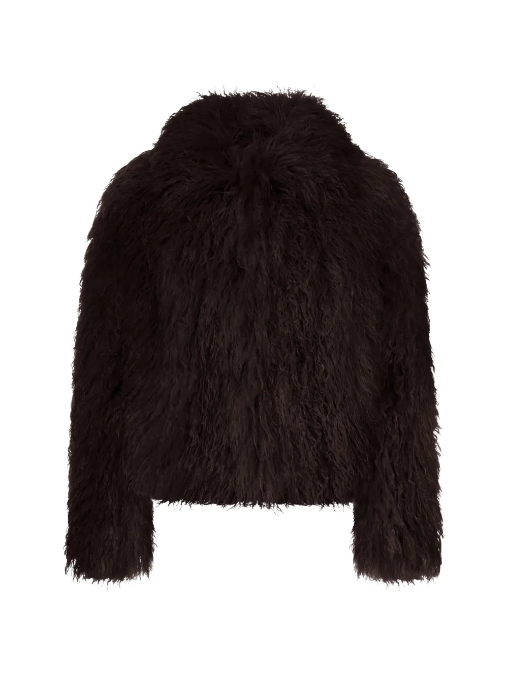 Tagliatore shearling-effect jacket - Braun