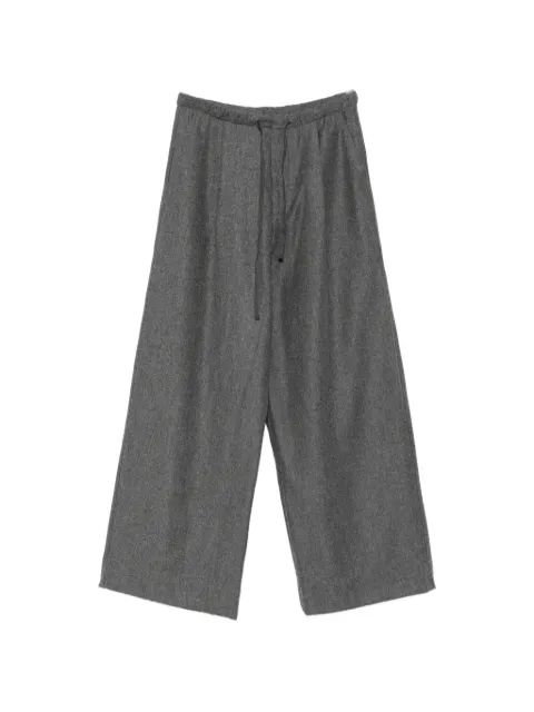 Soeur Hugues drawstring wool trousers