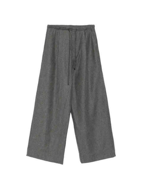 Soeur Hugues drawstring wool trousers