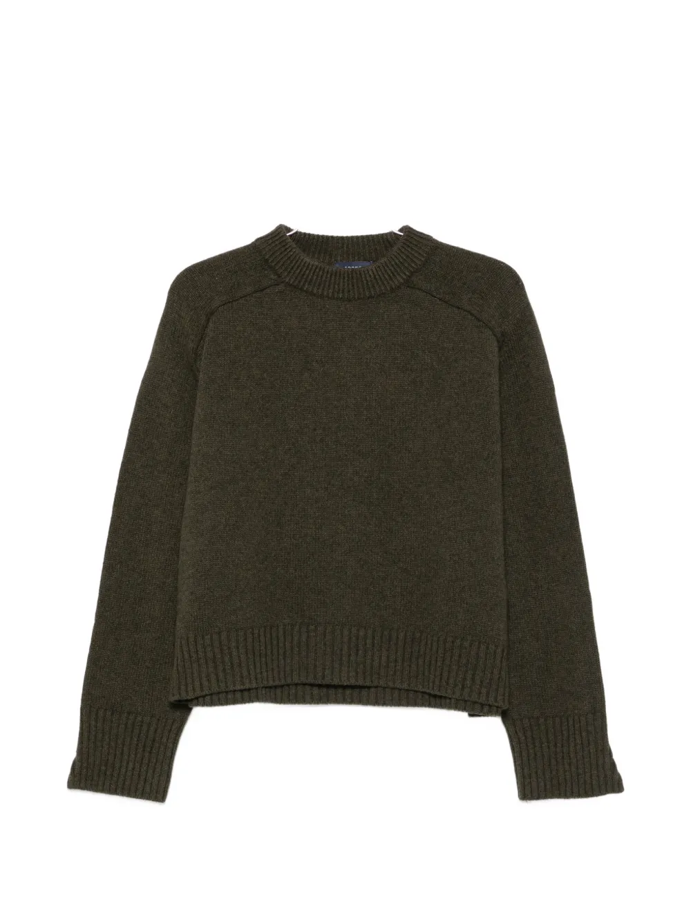 Soeur ribbed-knit crew-neck sweater - Grün