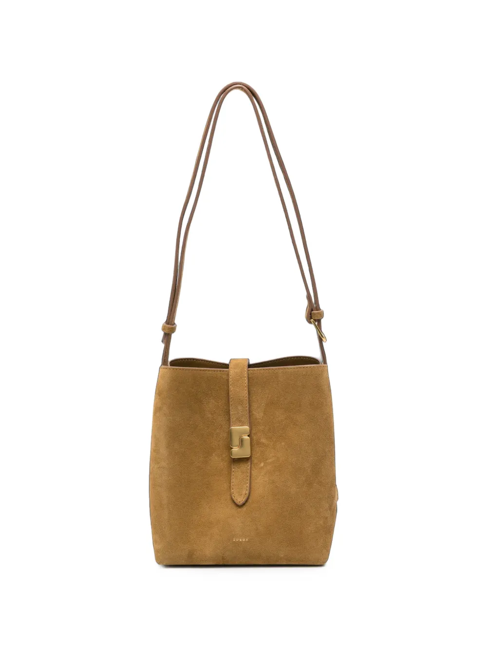 Soeur Schultertasche aus Wildleder - Braun
