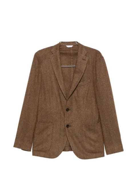 Boglioli herringbone wool blazer