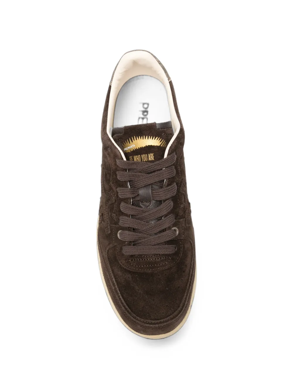 Premiata BSKT Clay suede sneakers Bruin