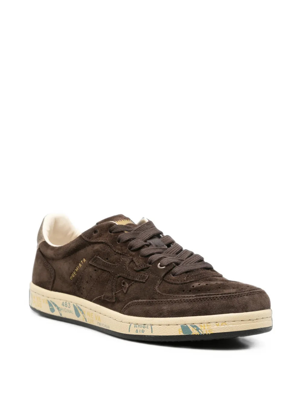 Premiata BSKT Clay suede sneakers Bruin