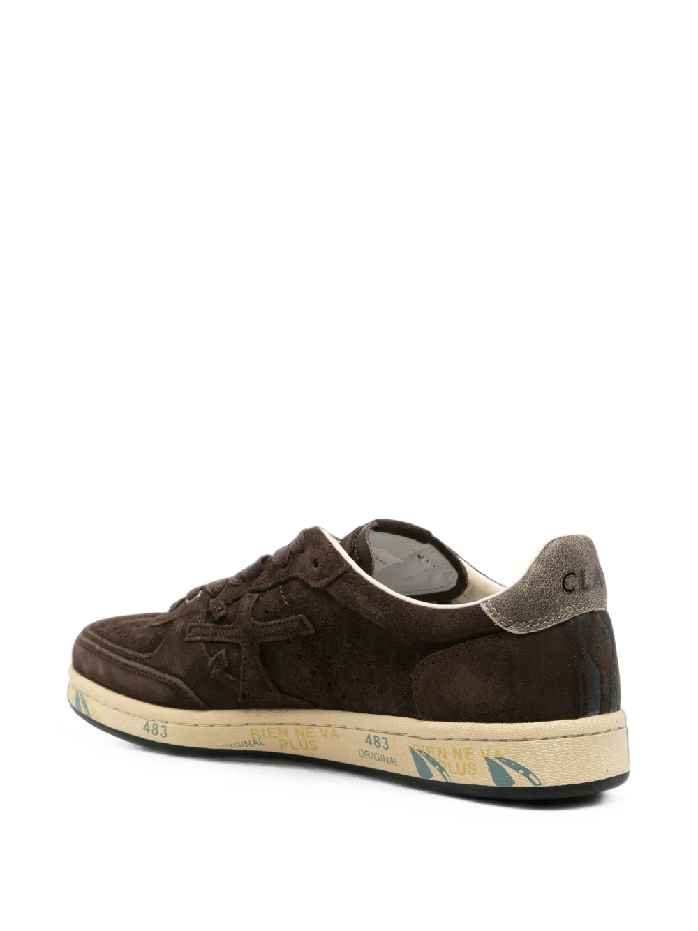 Premiata BSKT Clay suede sneakers Bruin