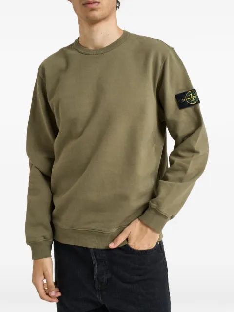 Stone Island logo-patch sweater