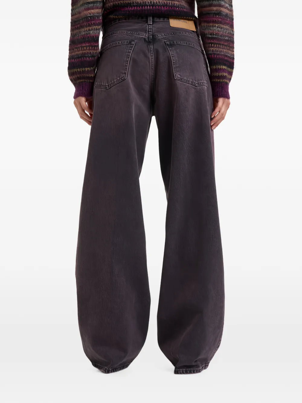 Haikure Bethany wide-leg jeans Roze