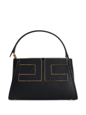 Elisabetta Franchi Handbag With Logo | Black | FARFETCH
