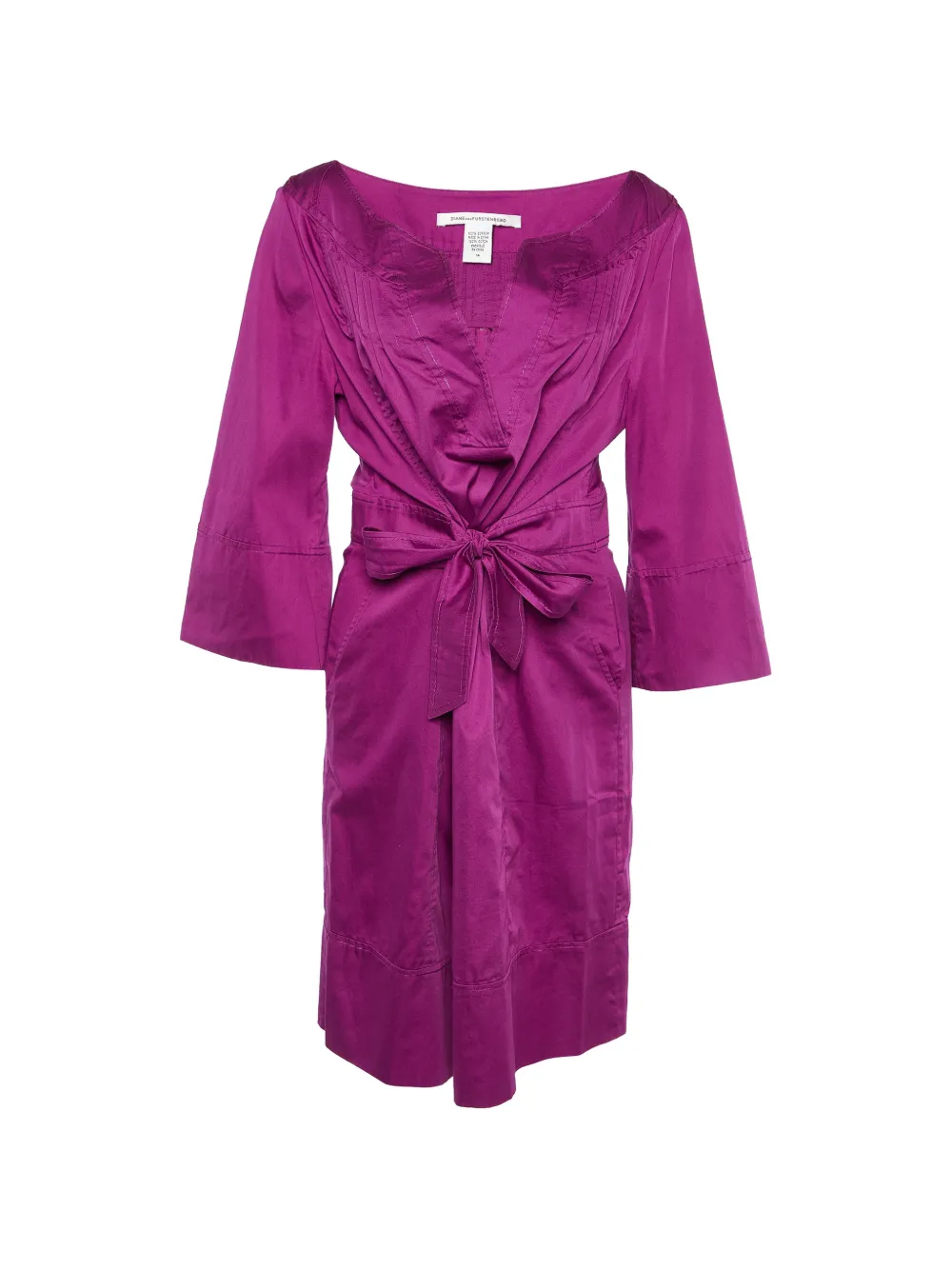 DVF Diane von Furstenberg midi Faustine pintuck dress - Violett