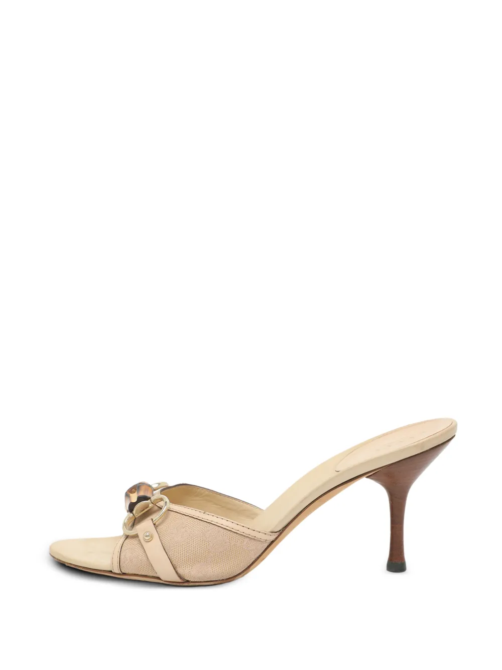 Gucci Pre-Owned Horsebit Slide sandals - Nude