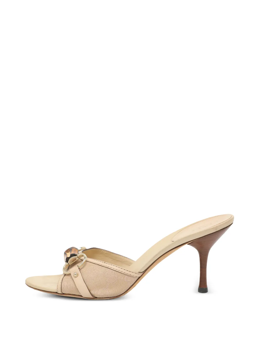 Gucci Pre-Owned Horsebit Slide sandals - Toni neutri