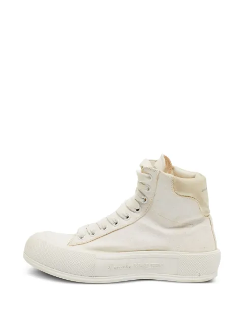 Alexander McQueen Pre-Owned logo-print sneakers