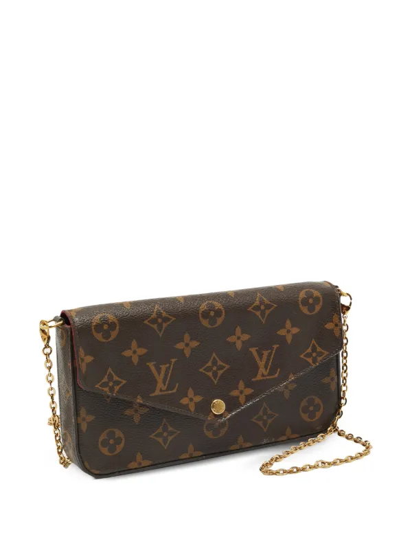 Louis Vuitton Pre-Owned 2018 Félicie Monogram Shoulder Bag | Brown