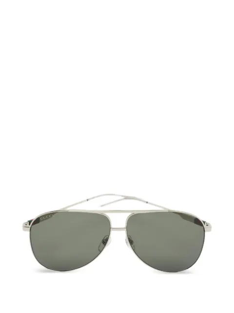Gucci Pre-Owned Web pilot-frame sunglasses