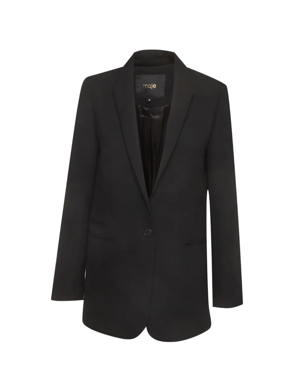 Maje Blazer monopetto Volteface - Nero