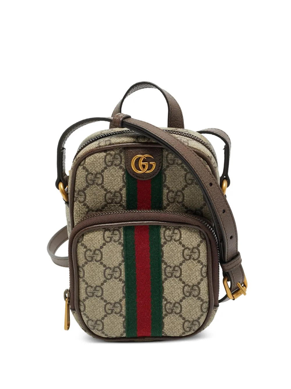 Gucci Pre-Owned Ophidia GG supreme crossbody bag - Toni neutri