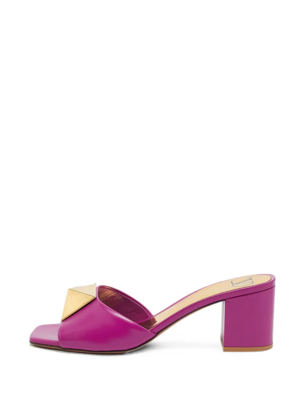 Valentino Garavani Pre-Owned One Stud slip-on sandals - Rosa