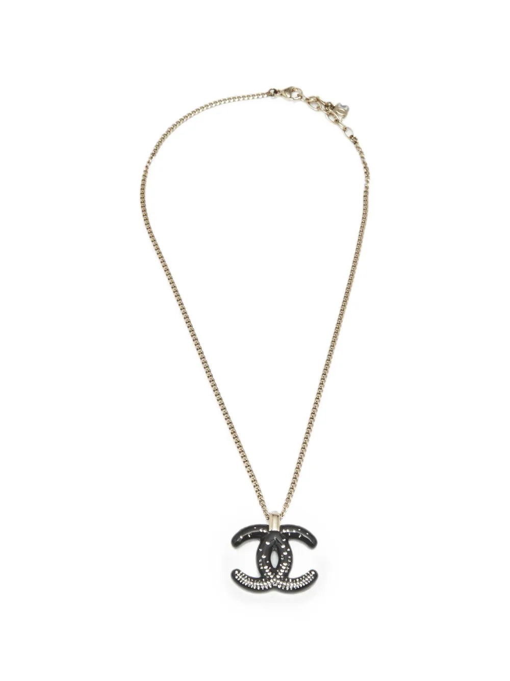 CHANEL Pre-Owned CC-pendant necklace - Gold