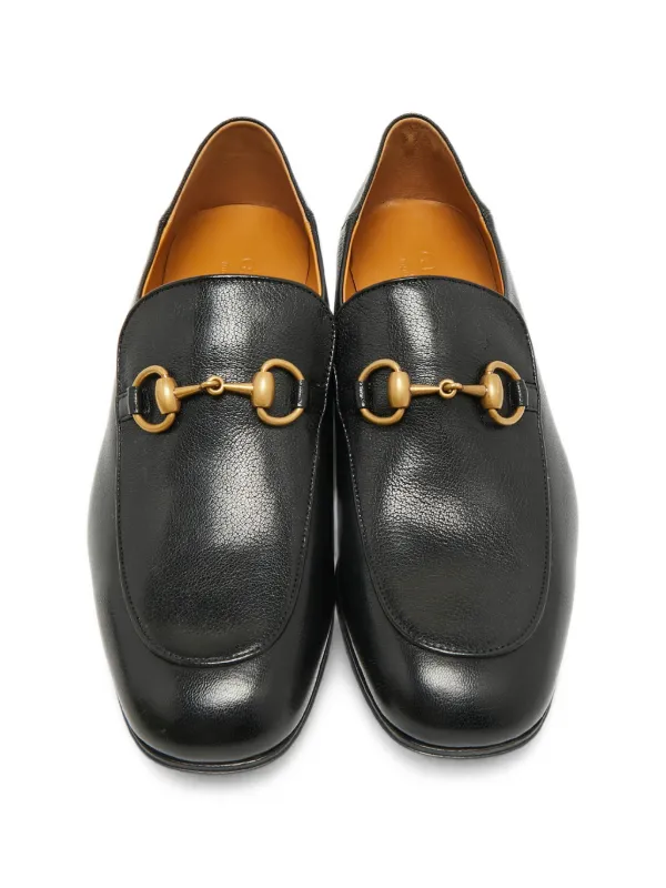 Gucci Pre-Owned ヨルダーン ホースビット ローファー | ブラック