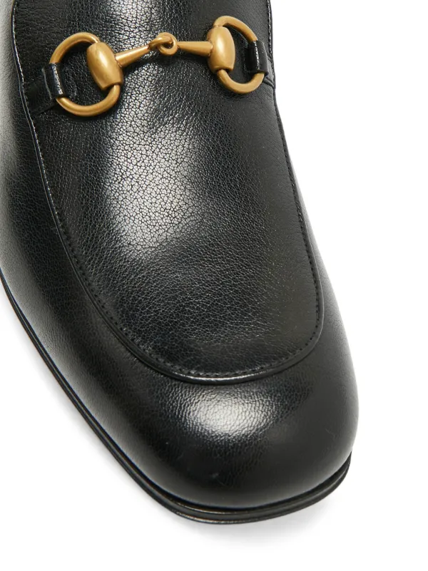 Gucci Pre-Owned ヨルダーン ホースビット ローファー | ブラック
