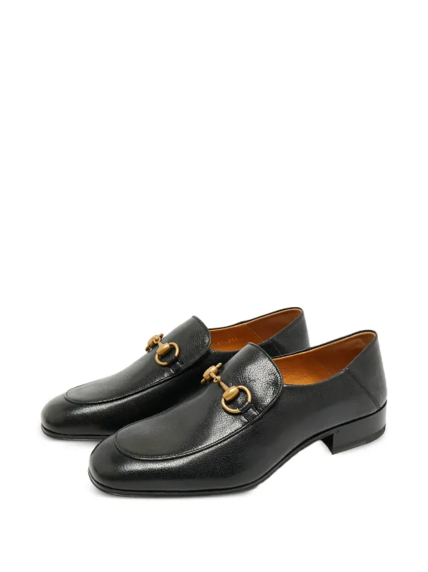 Gucci Pre-Owned ヨルダーン ホースビット ローファー | ブラック