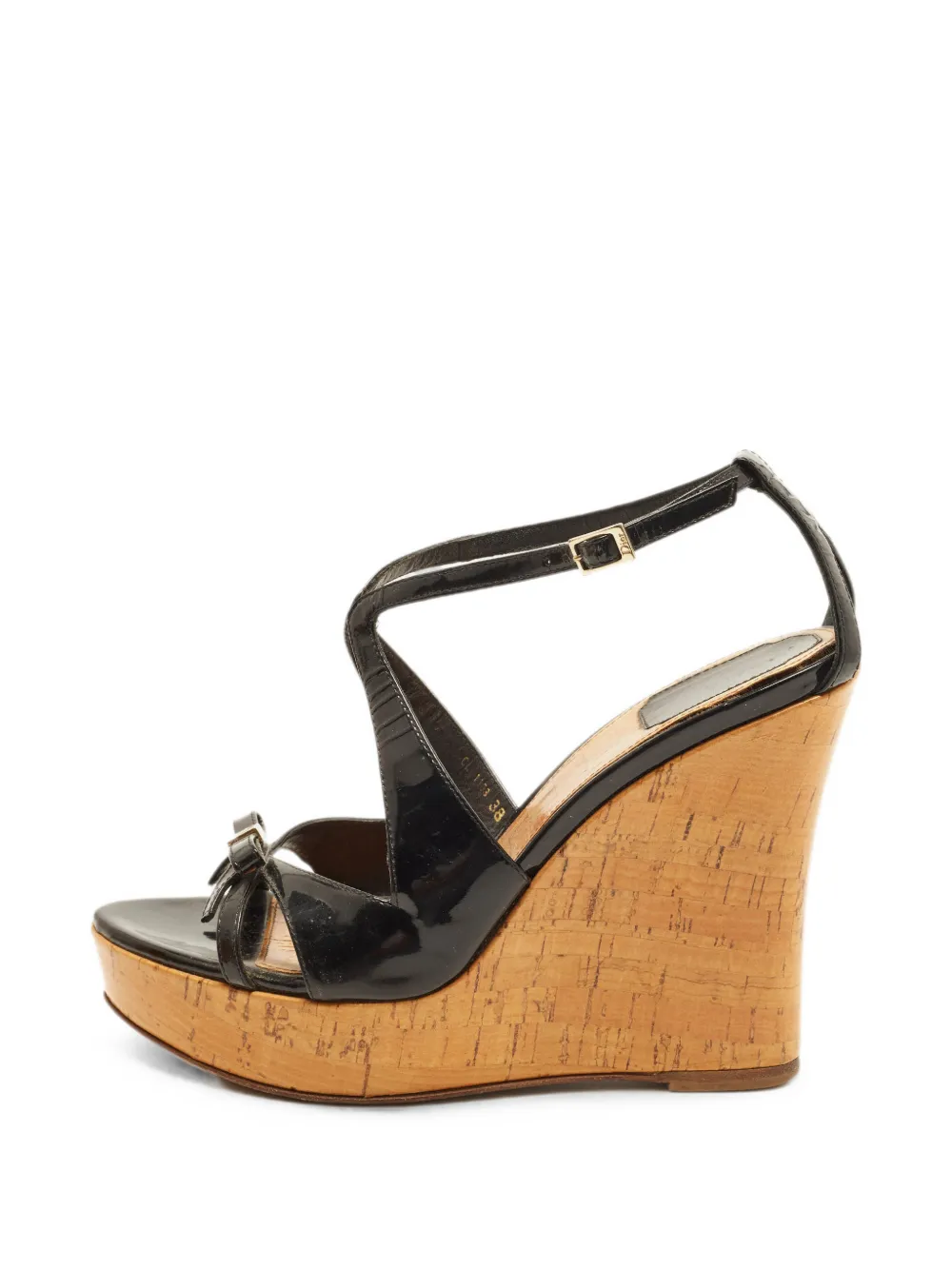 Christian Dior Pre-Owned Starlet wedge sandals - Schwarz