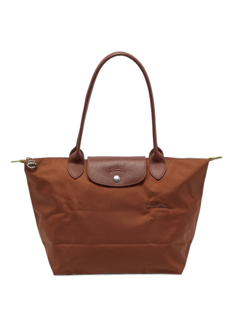 Longchamp Le Pliage zip-fastening tote bag - Braun