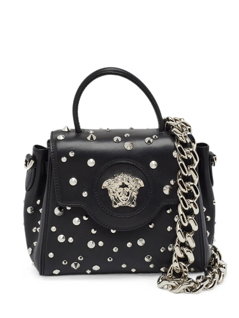Versace Pre-Owned La Medusa studded tote bag - Schwarz