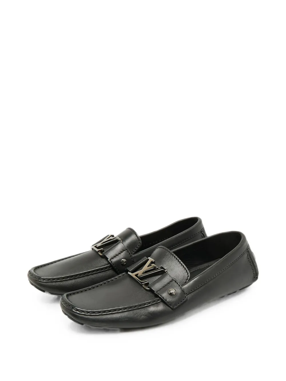Louis Vuitton Pre-Owned Monte Carlo loafers - Schwarz