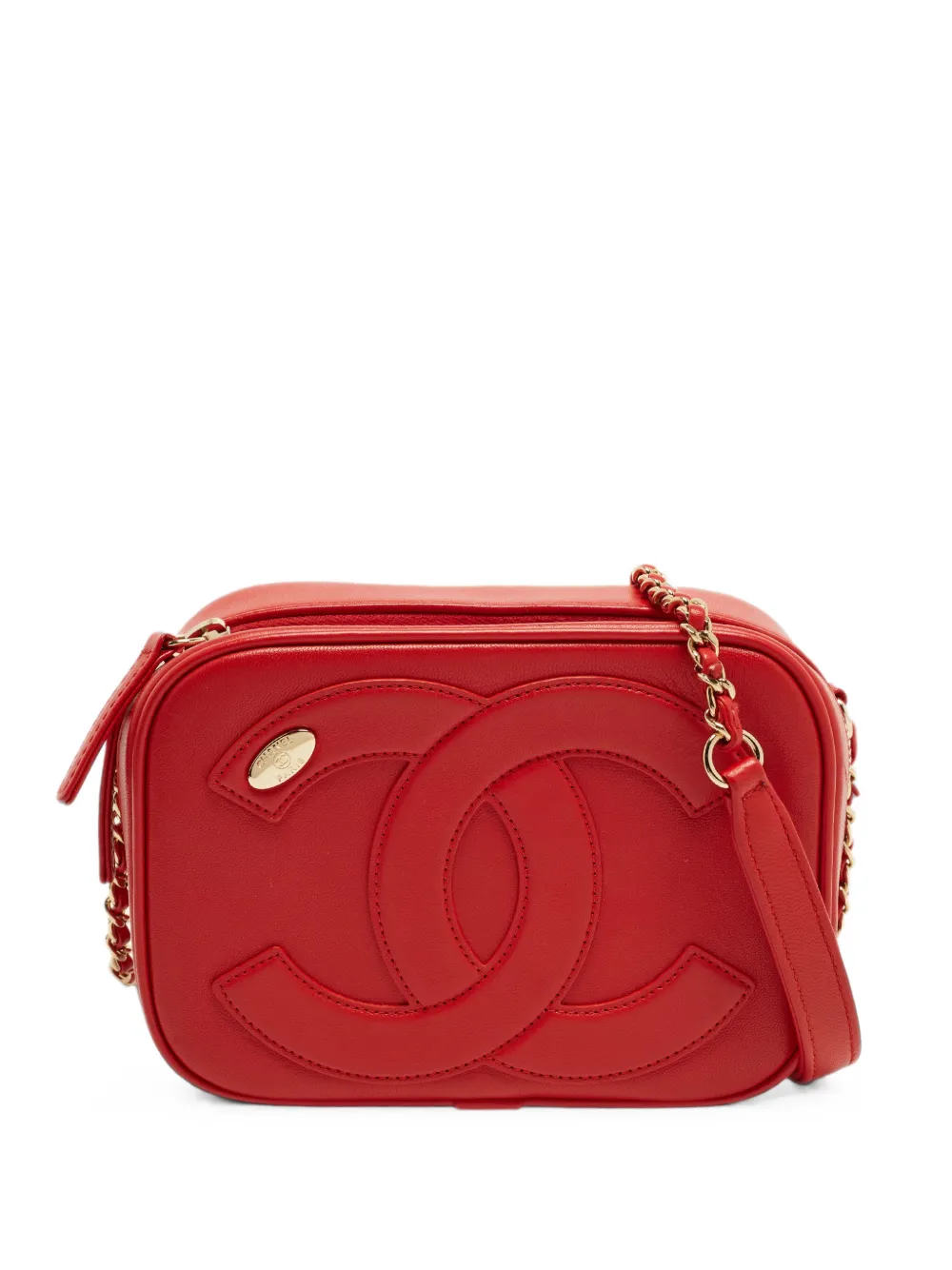 CHANEL Pre-Owned 2018-2019 CC Mania camera bag - Rot