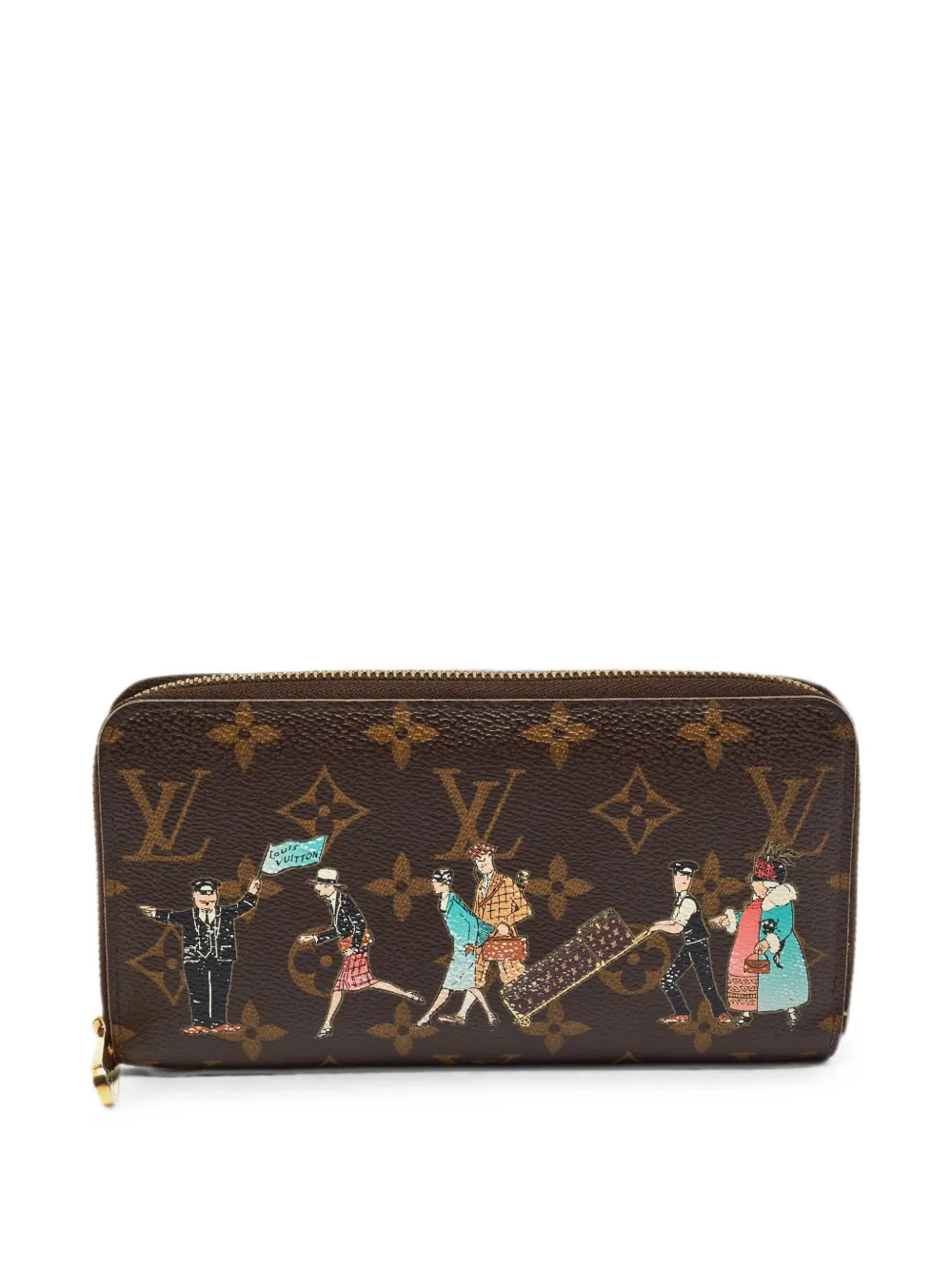 Louis Vuitton Pre-Owned 2011 Zippy wallet - Marrone