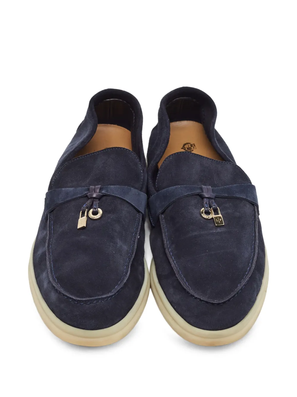 Loro Pianaのスエード製タッセルローファー、「City Walk」 Loro Piana Pre-Owned Summer Walk Loafers | ブルー | FARFETCH JP