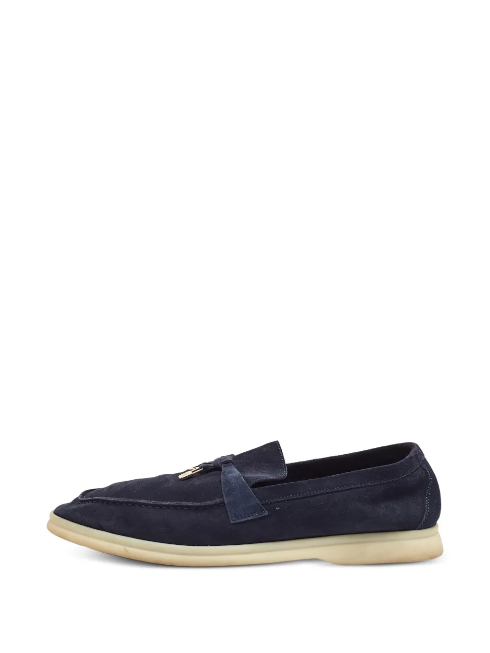 Loro Piana Pre-Owned Summer Walk Loafers | ブルー | FARFETCH JP