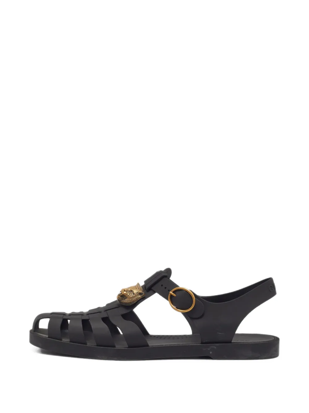 Gucci Pre-Owned Double G caged sandals - Schwarz