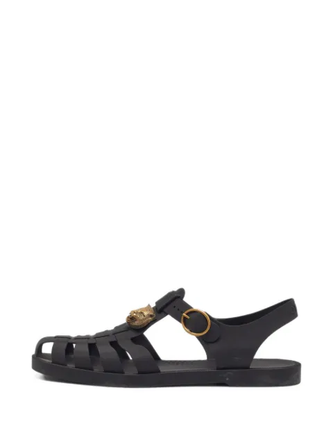 Gucci Pre-Owned Double G caged sandals
