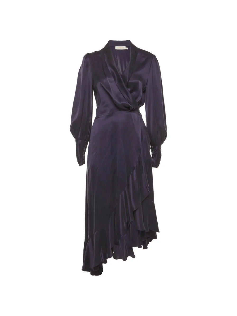 ZIMMERMANN ruffle-detail wrap dress - Violett