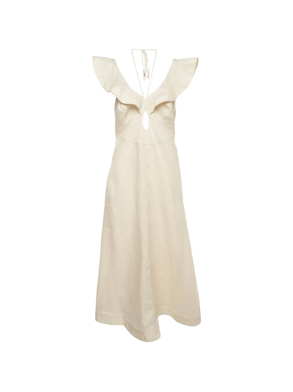 ZIMMERMANN Halcyon Flutter midi dress - Toni neutri