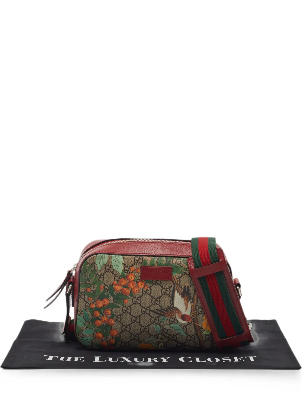 Gucci Pre-Owned Web Tian camera shoulder bag - Nude