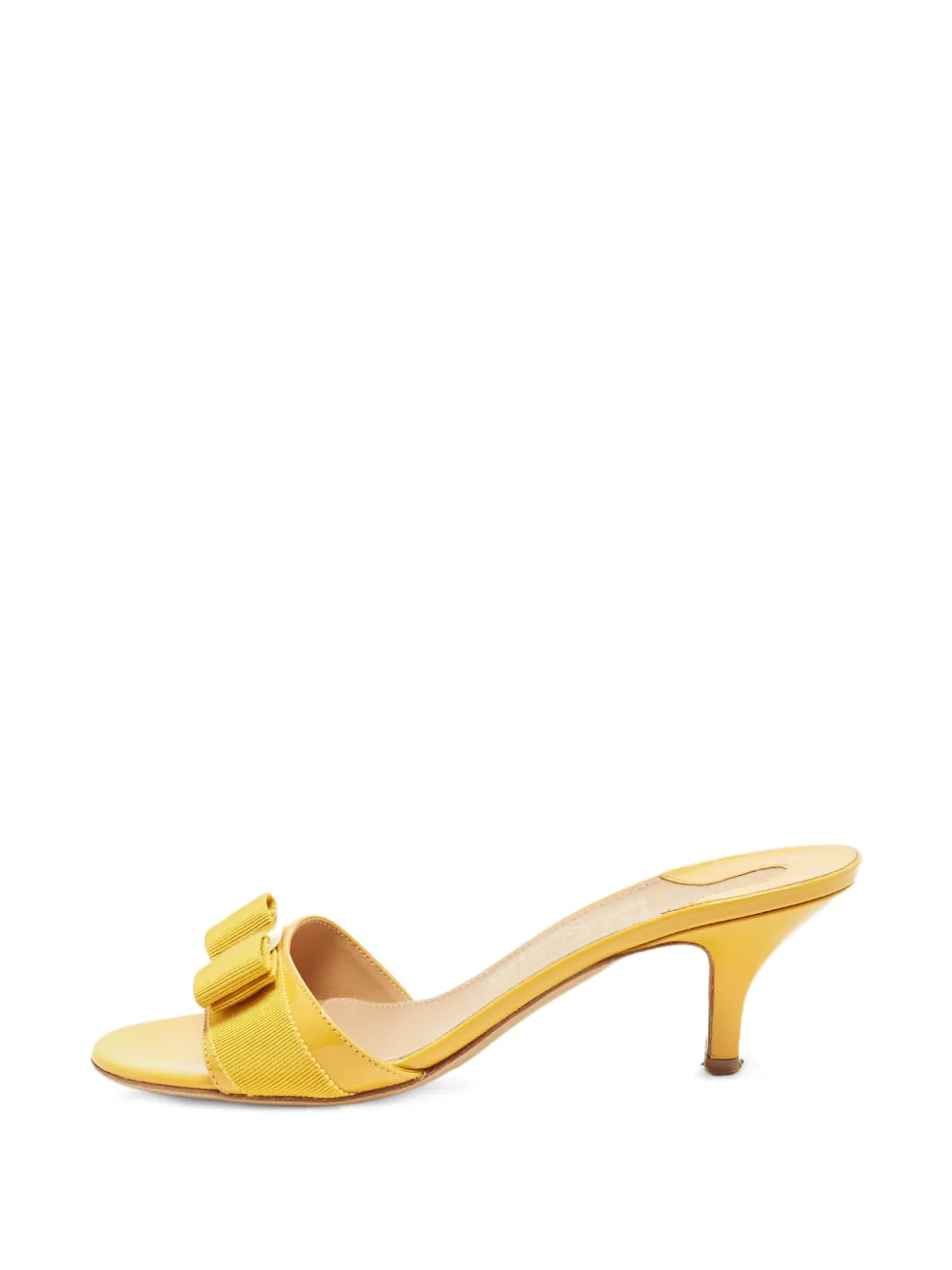 Ferragamo Pre-Owned Vara bow sandals - Giallo