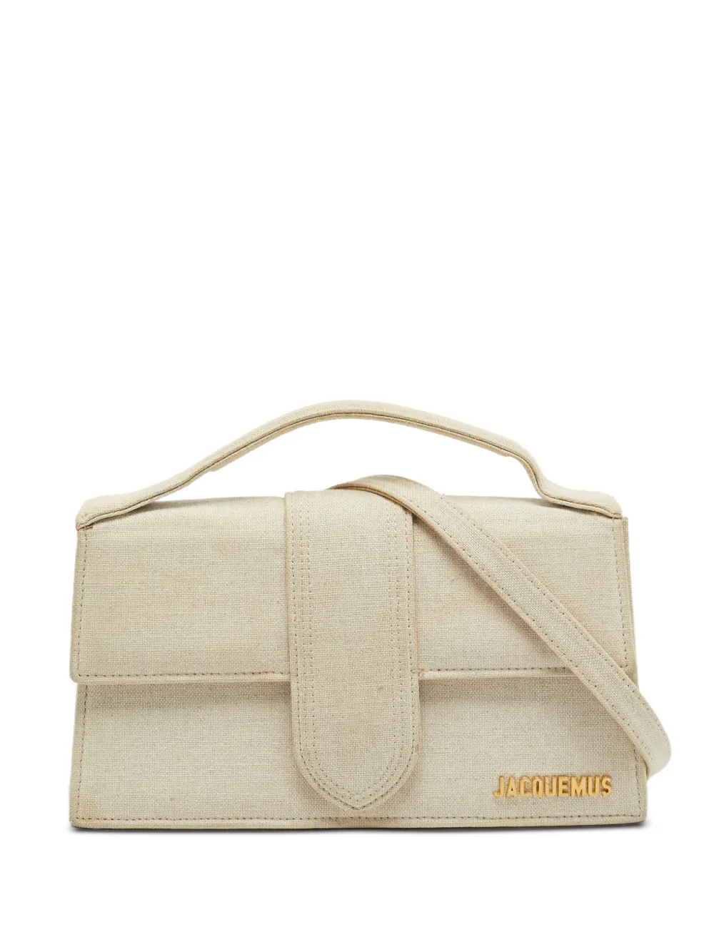 Jacquemus Pre-Owned sac à main Le Bambino à anse sur le dessus - Tons neutres Jacquemus Pre-Owned sac à main Le Bambino à anse sur le dessus - Tons neutres
