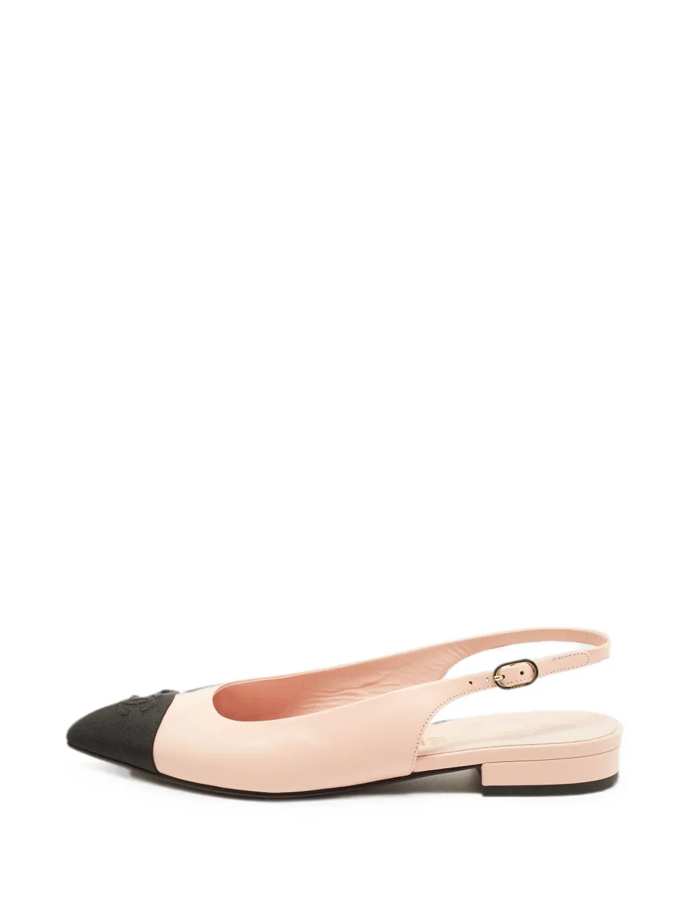 CHANEL Pre-Owned CC cap-toe slingback pumps - Rosa