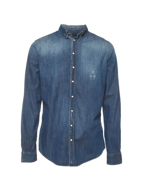 DSQUARED2 distressed-details denim shirt