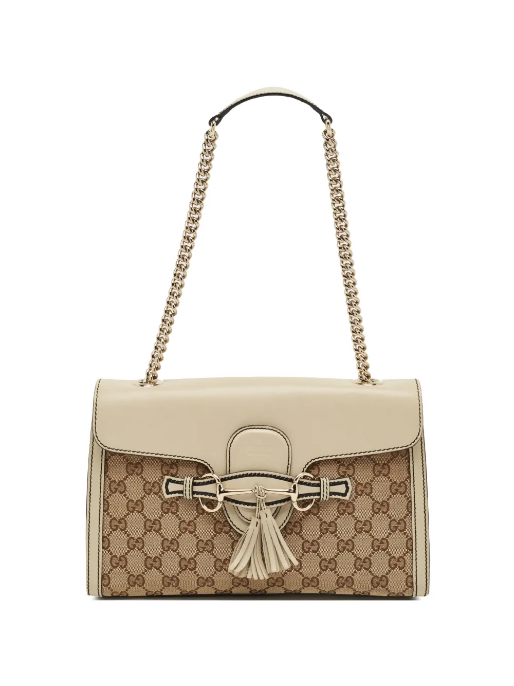 Gucci Pre-Owned medium Emily GG canvas shoulder bag - Toni neutri