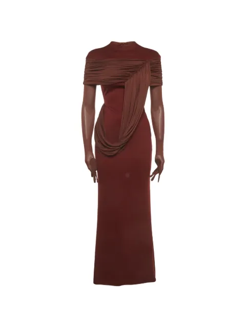 CHATS BY C.DAM Meydan draped maxi dress