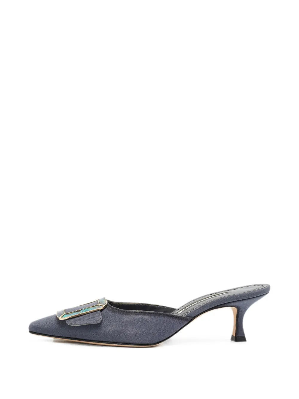 Manolo Blahnik Maysale pointed-toe mules - Blau