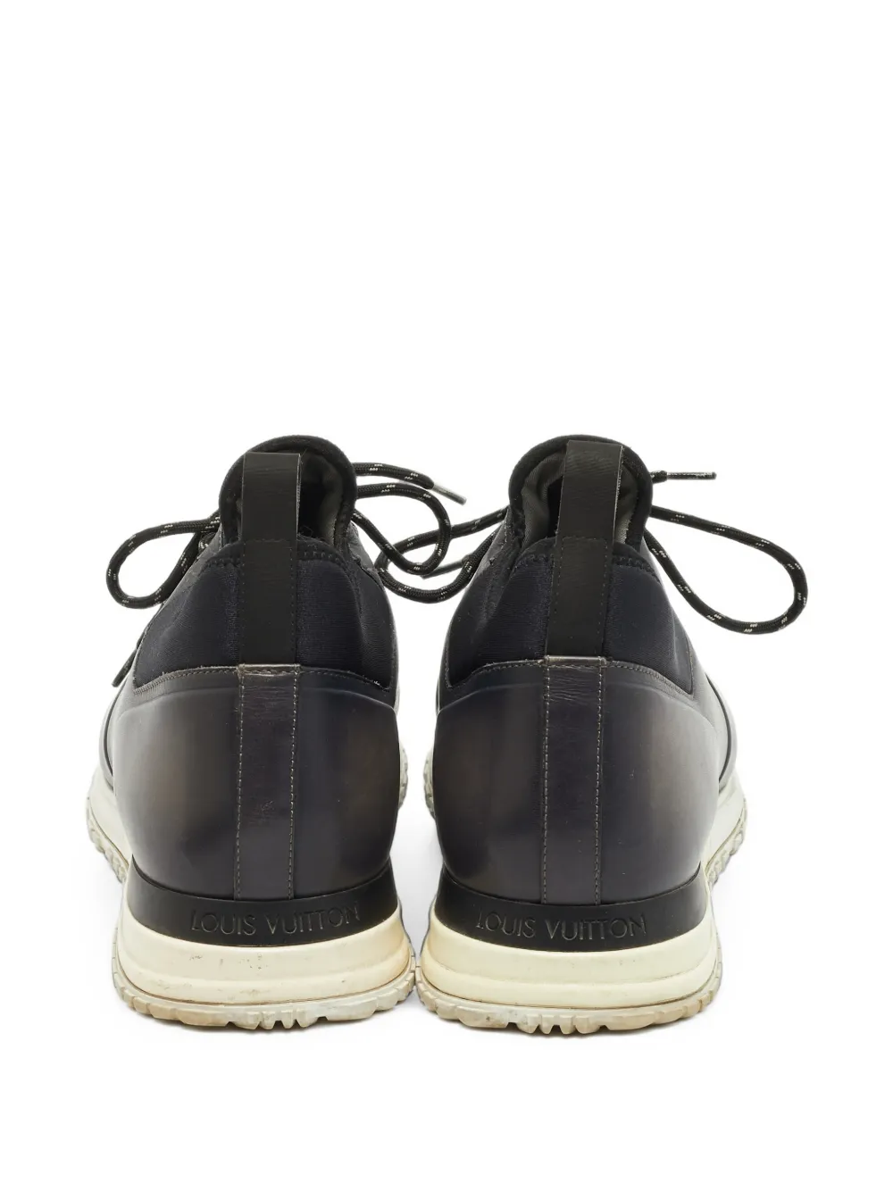 Louis Vuitton Pre-Owned Run Away leather sneakers - Grau