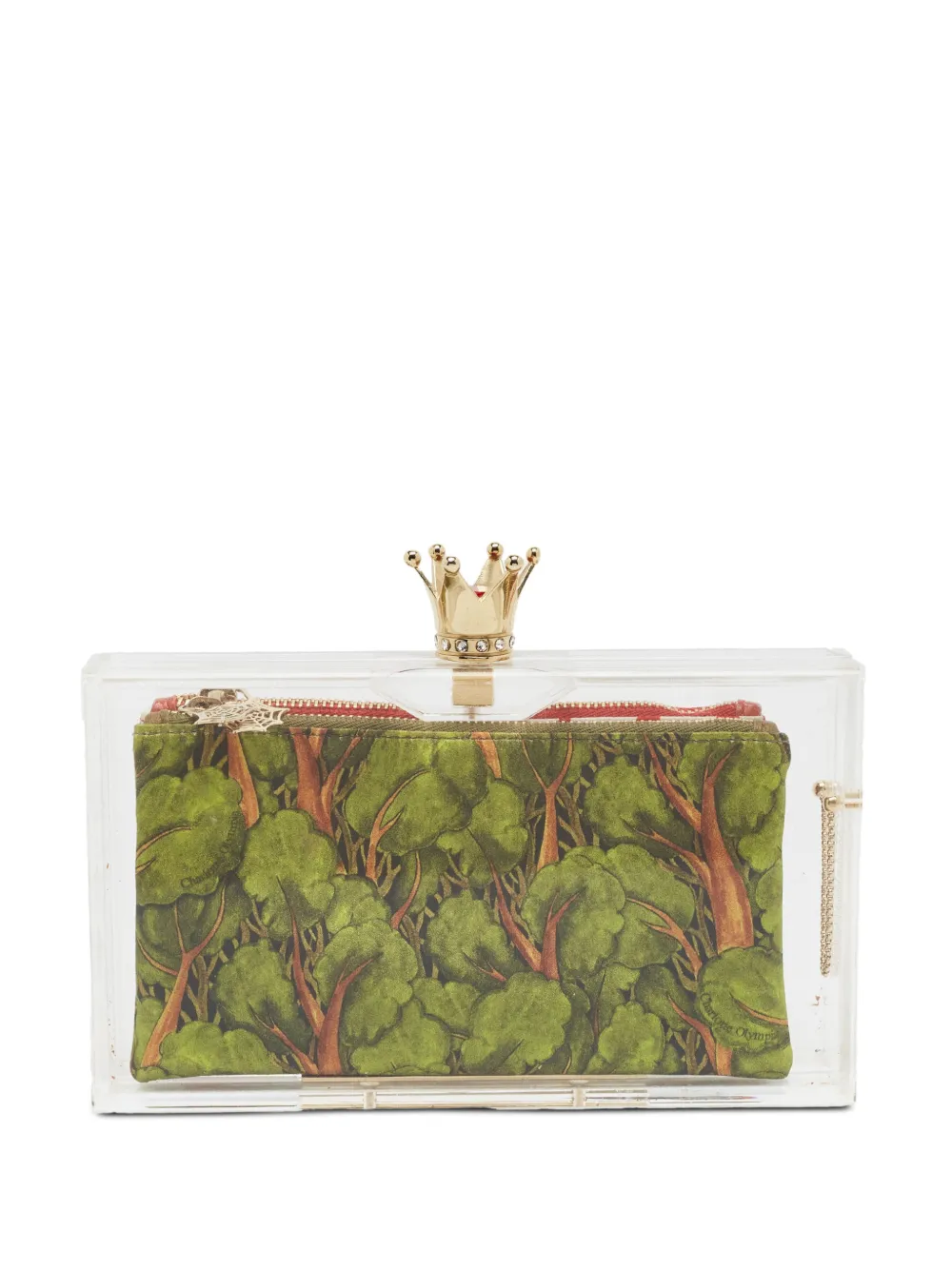 Charlotte Olympia pochette Pandora Crown - Blanc