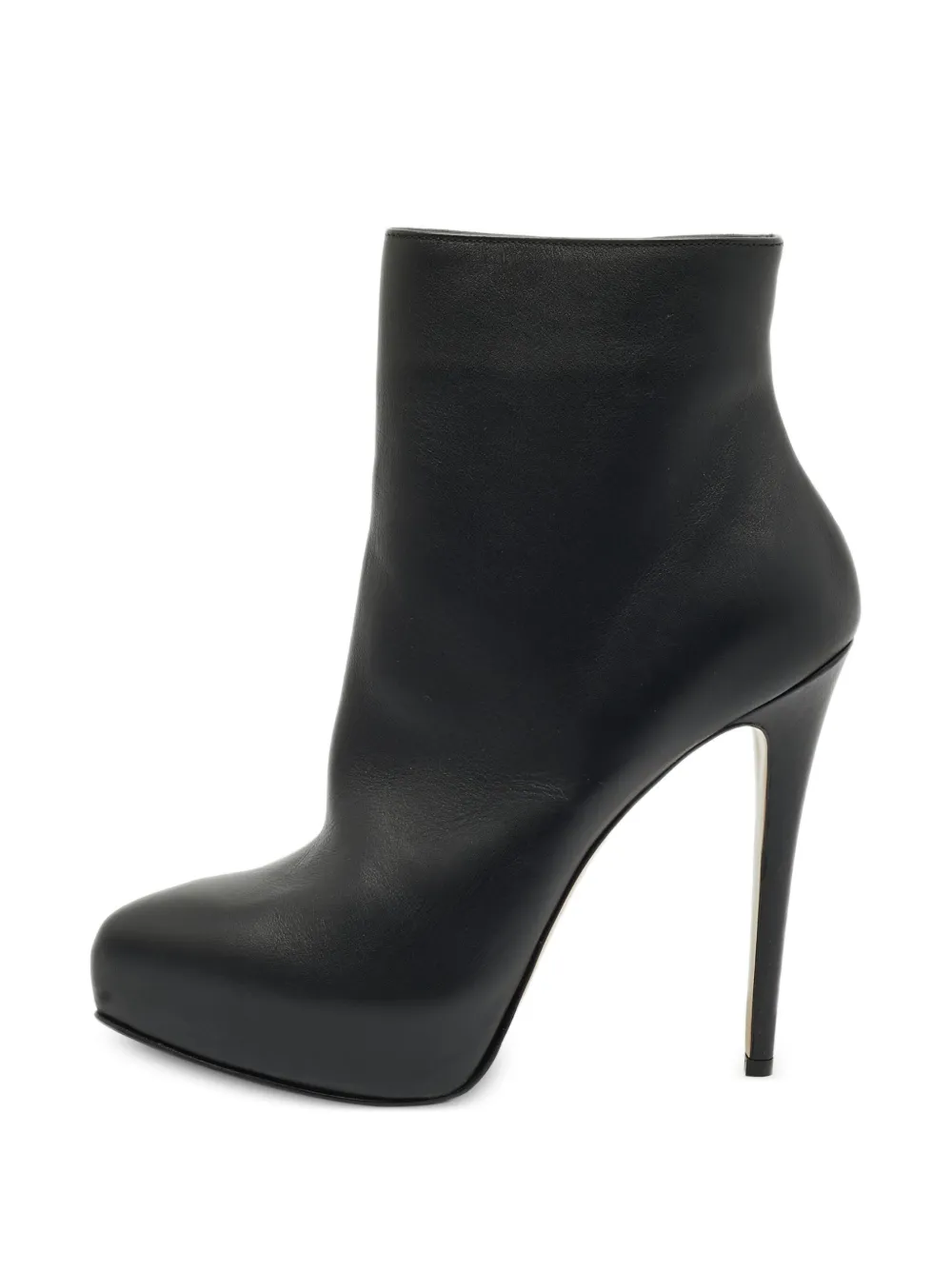Le Silla pointed-toe platform ankle boots - Nero