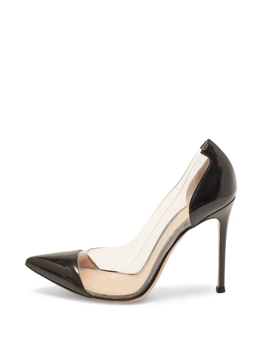 Gianvito Rossi Plexi leather pumps - Nero