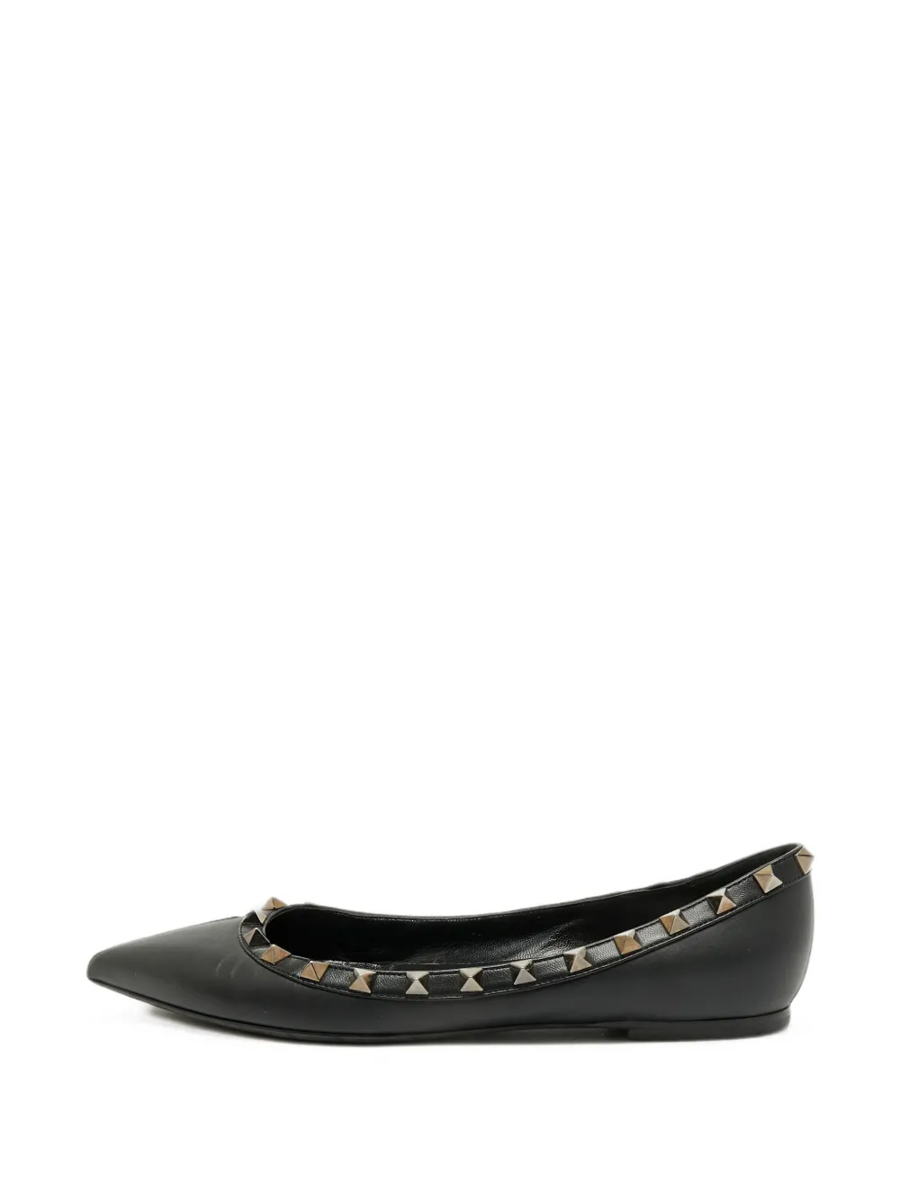 Valentino Garavani Pre-Owned Rockstud ballet flats - Schwarz